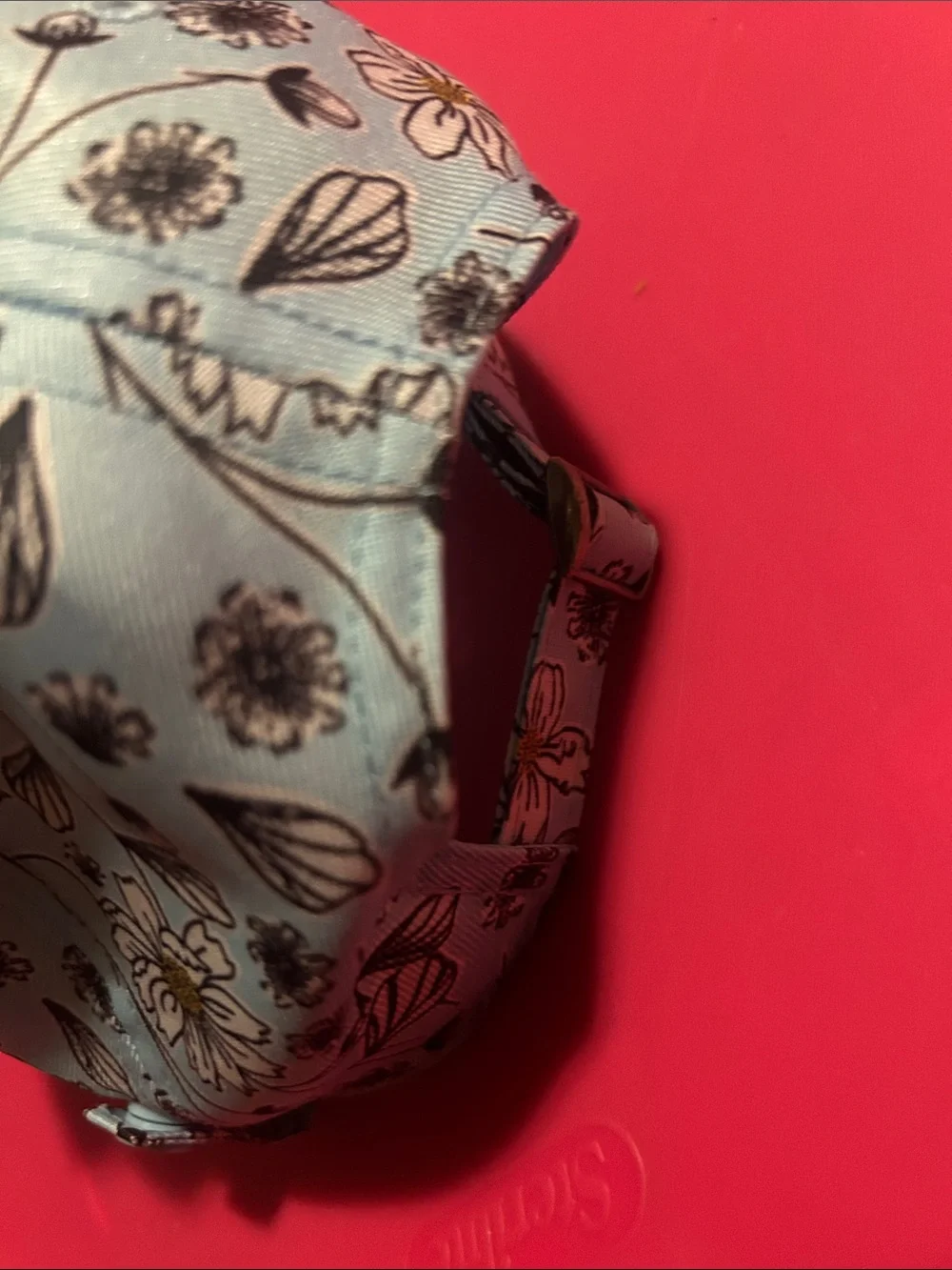 Women’s Floral Baseball Cap - Light Blue